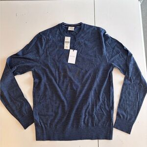 Paul Smith Wool Blue Knit Sweater